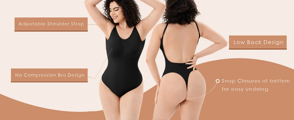 Espalda Libre™ - Body Moldeador Seamless.