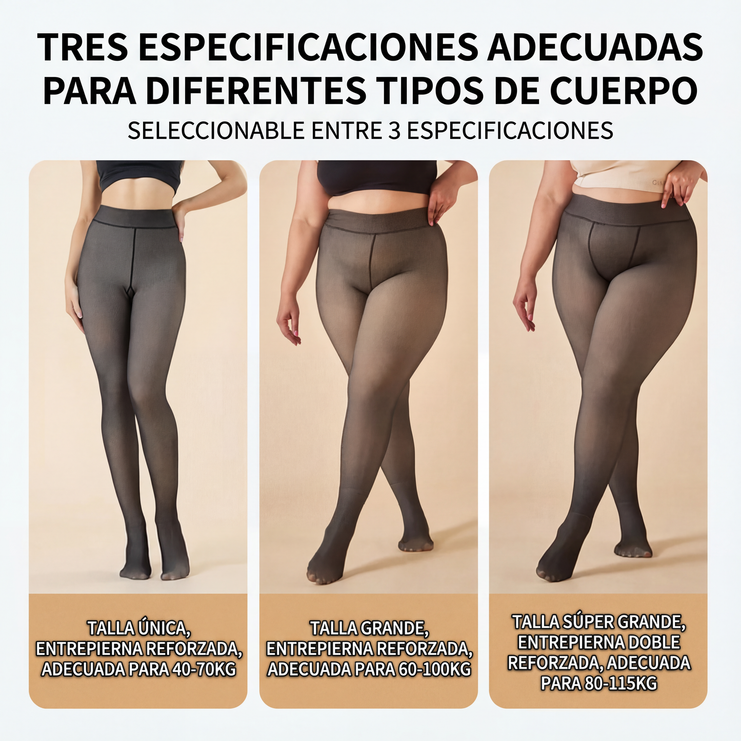 NudeCaldo Luxe™  Mallas Térmicas Efecto Piel