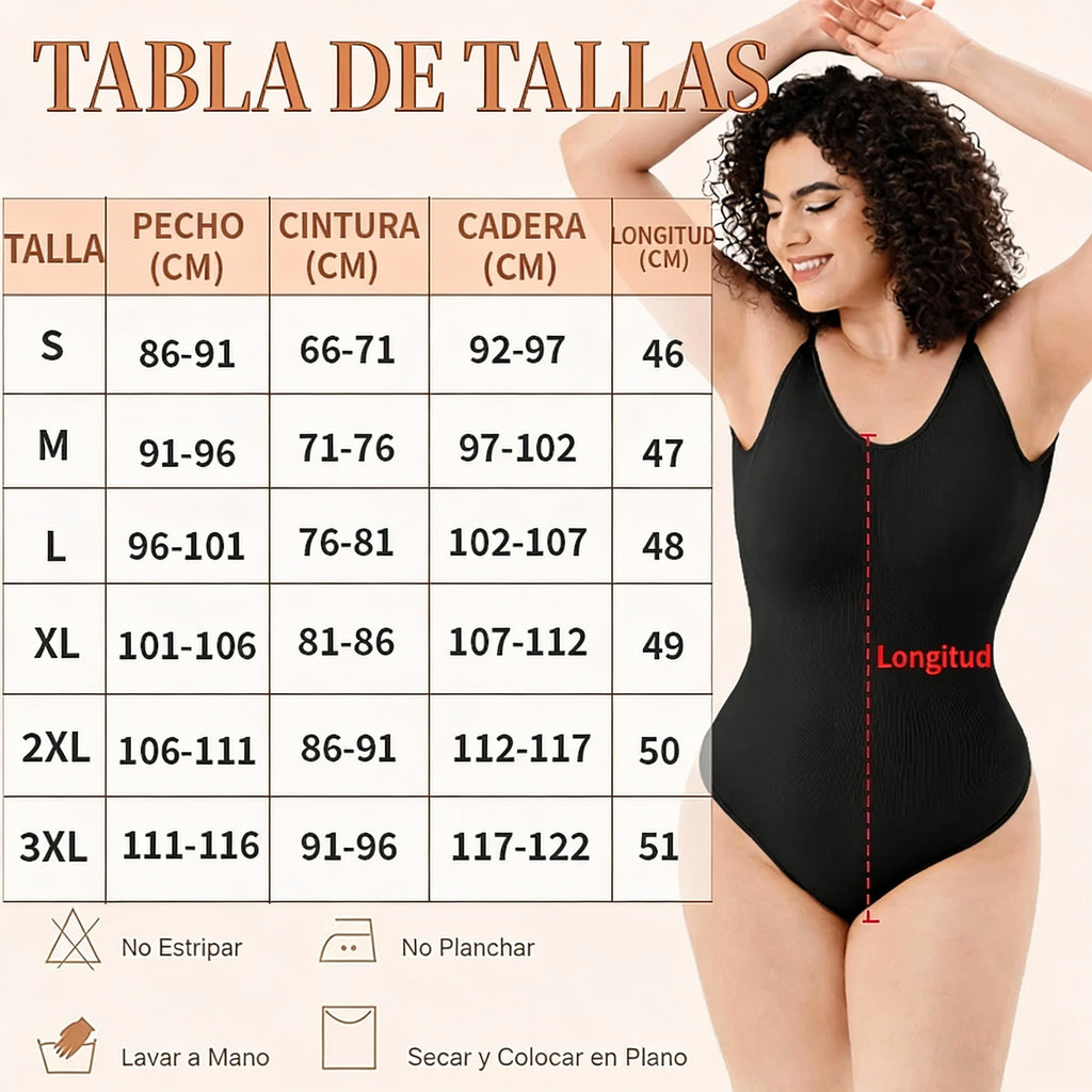 Espalda Libre™ - Body Moldeador Seamless.