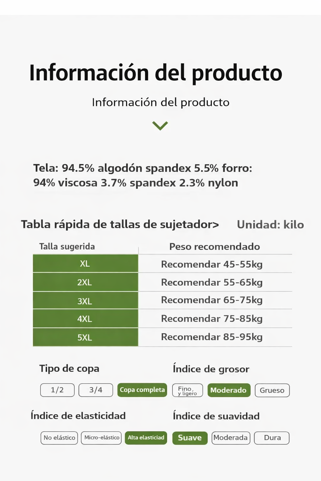 Serena Cotton™ - Sujetador Suave  sin Aros.