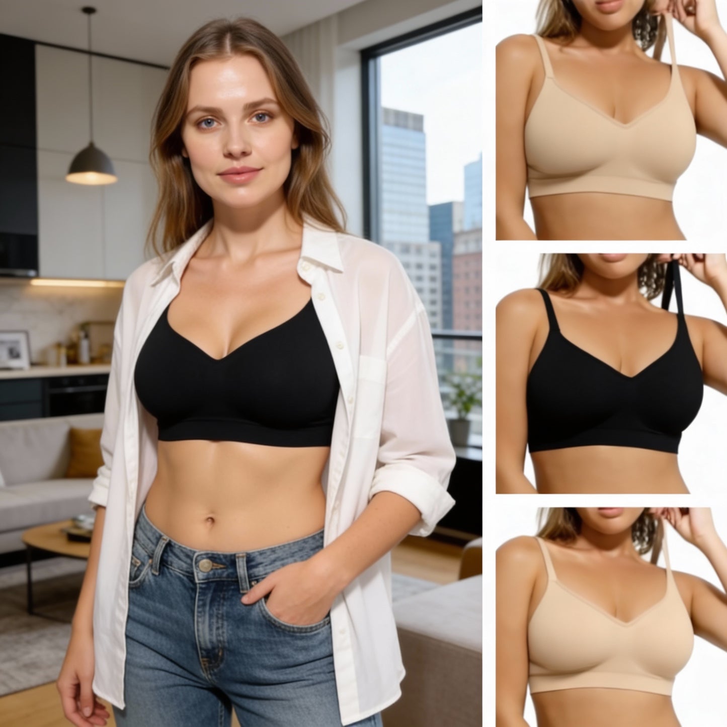 Valeria Seamless Comfort Bra™ – Sujetador Sin Aros Seamless y Cómodo